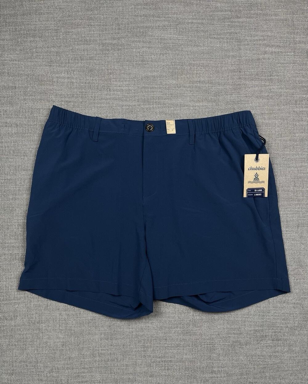 Chubbies Everywear New Avenues Shorts Mens 2XL Blue 6" Stretch Unlined